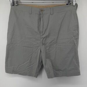 Caribbean Joe Shorts Mens 44 Grey Cotton Flat Front TJCSH3061X Casual Chino